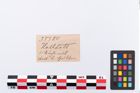 Etikett zu Bronzenähnadel (NHMW-PRAE-035780)